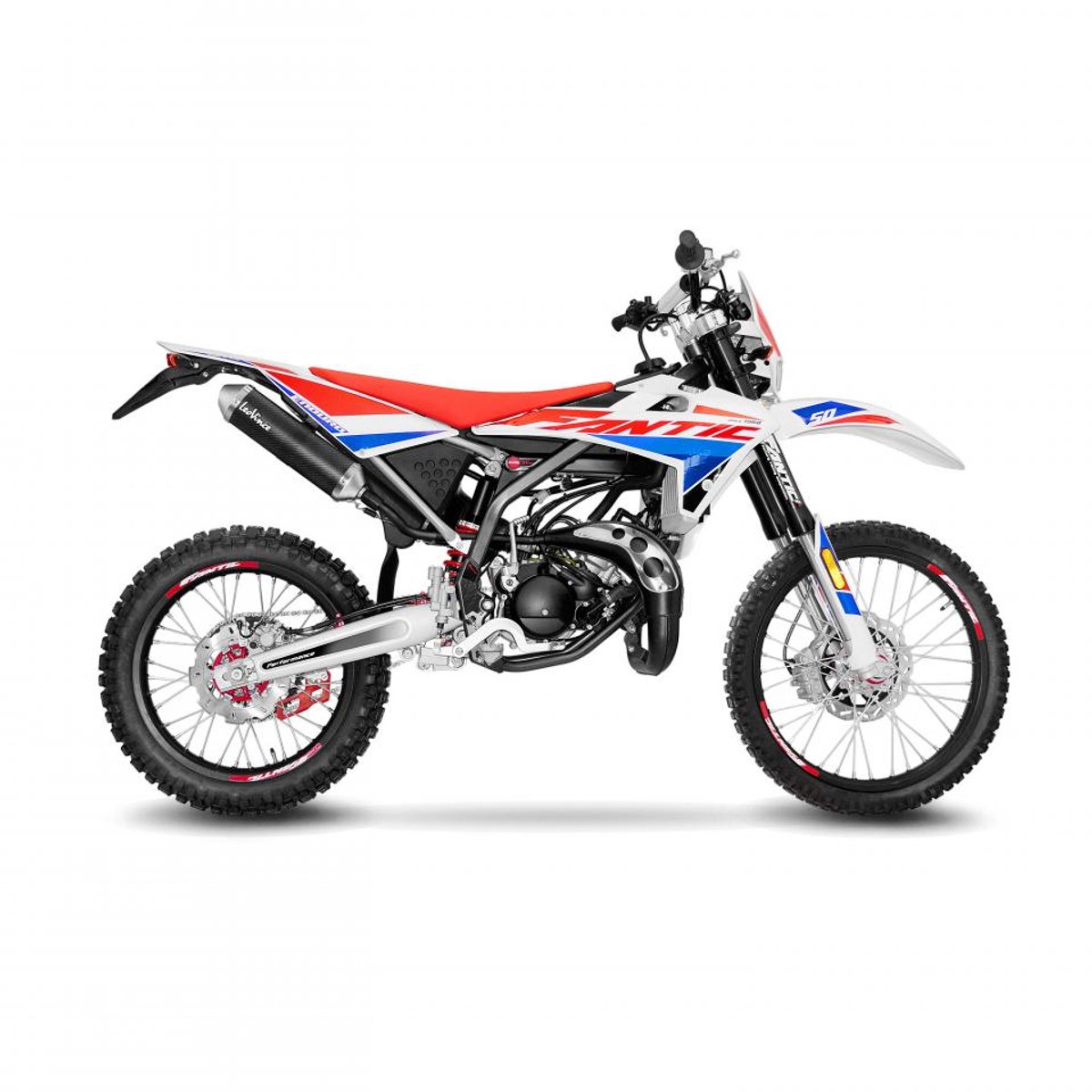 uitlaatdemper leovince voor motor fantic 50 motard na 2019 17002 nieuw