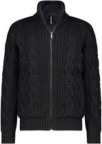 State Of Art Vest Heavy Cable Wool Mix Vert Foncé - Taille 3XL - Homme