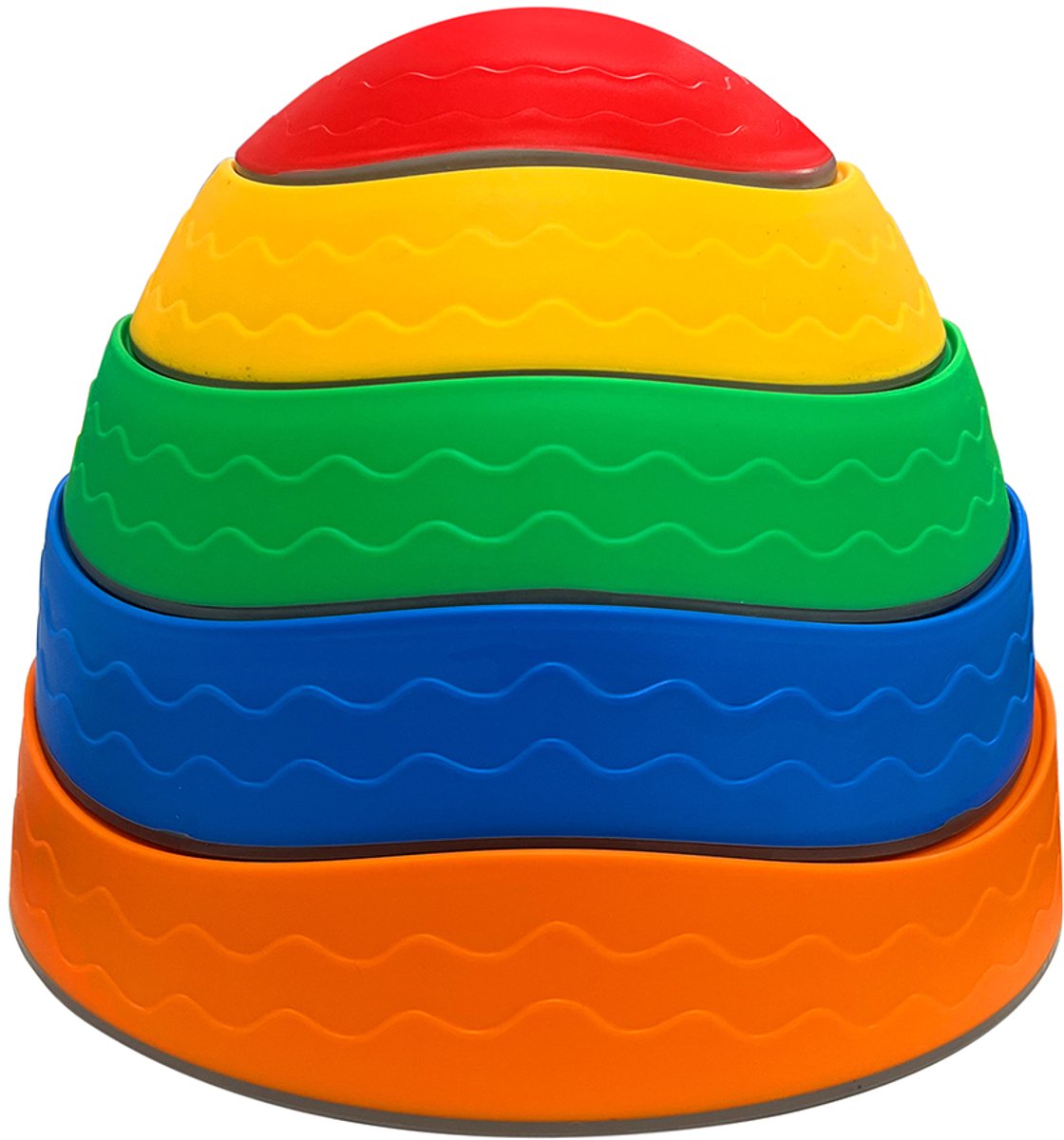 Maxx kidz - Balansstenen - Stepping Stones - Balans Stapstenen - Stapelbare Rivierstenen - Stimuleert motoriek - Educatief speelgoed - vanaf 1 jaar - 6 stuks