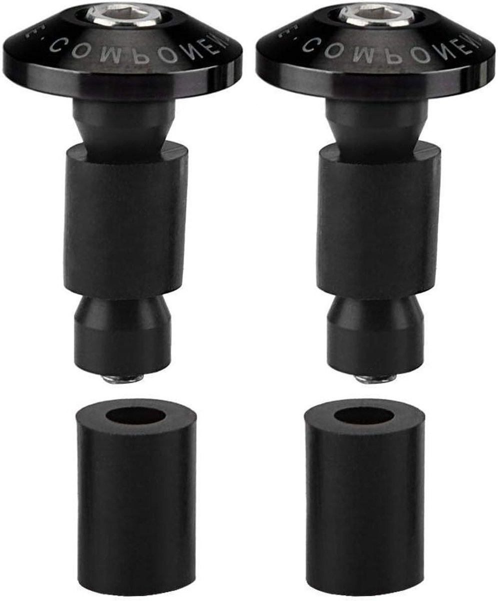 Allecto Plus - Stuuruiteinden Motorfiets 22mm Diameter Zwart - Universeel