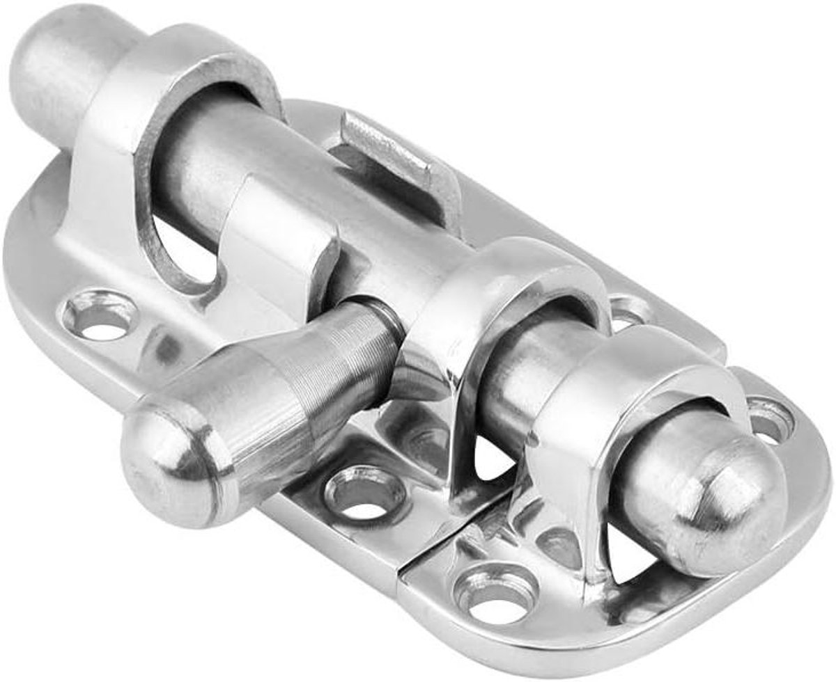 Allecto Plus - Boot Raamvergendeling Roestvrij Stalen Marine Raamvergrendeling Bootdeur Vergrendeling Schuifveerboutsluiting (60mm/2.4in)