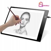 XIAOSTAR A4 lichttablet, superdun A4 ledkopieerbord voor tekenborden met USB -kabel met instelbare helderheid voor kunstenaars, animatietekenen, schetsen, röntgenweergave