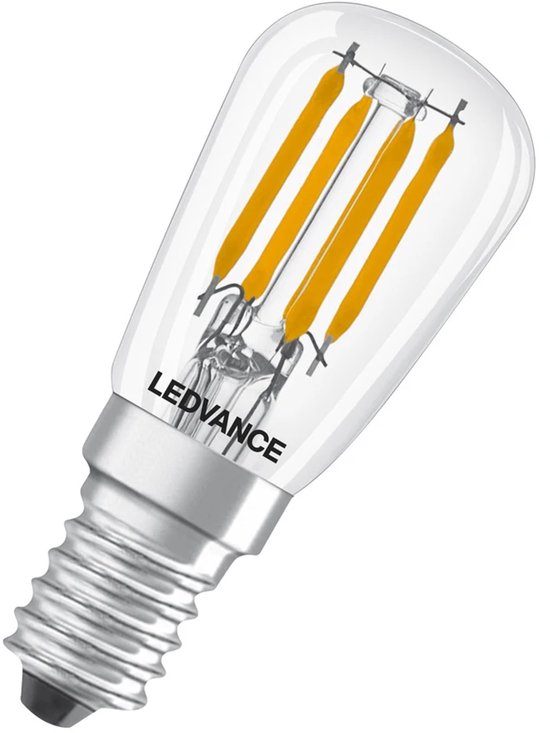 Foto: Ledvance special led e14 buis one handed filament helder 2 8w 250lm 827 zeer warm wit vervangt 25w