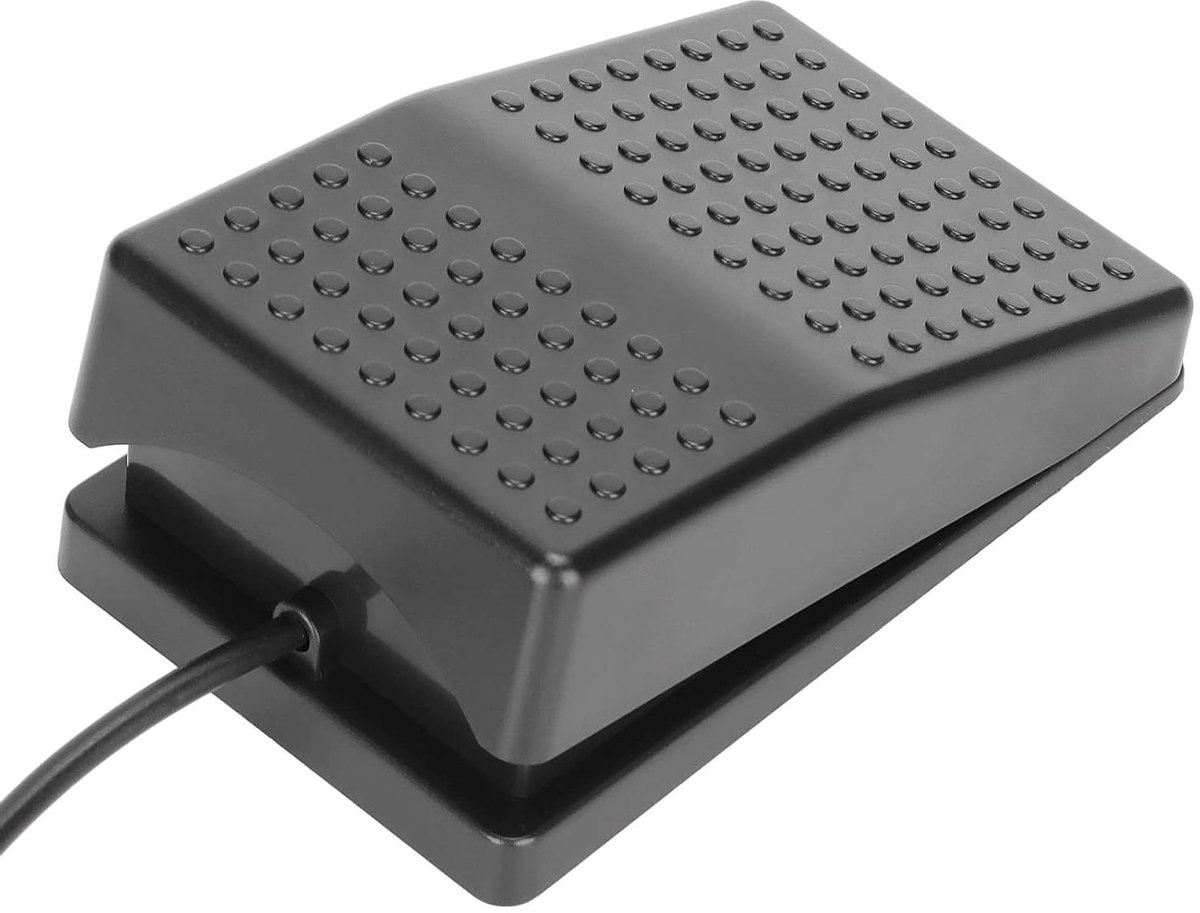 JGS Premium - USB voetschakelaar pedaal voor computer aanpassingsfunctie.hooggevoeligheid ABS materiaal voor universele computers. Gemakkelijke bediening.