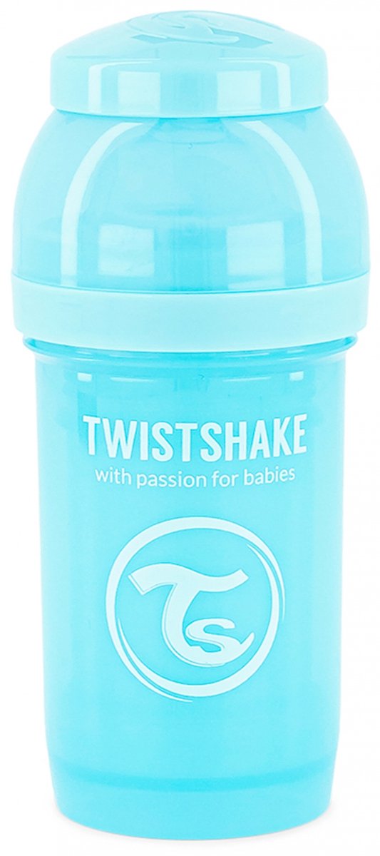 Drinkflesje Antikoliek 180 ml - Pastelblauw - Twistshake — afbeelding 5