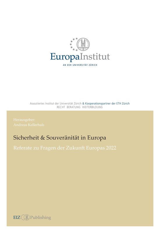 Sicherheit & Souveränität in Europa - cover