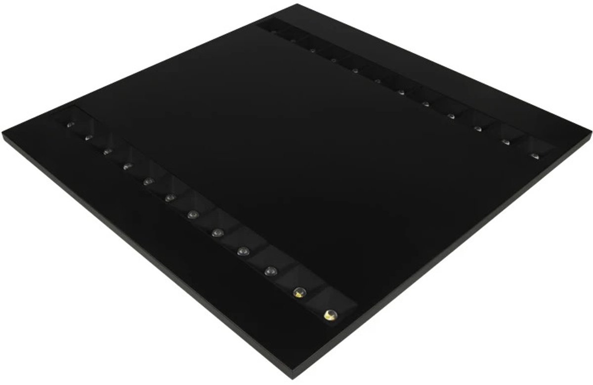 LEDVANCE LED Paneel 60X60CM UGR16 Louvre - Aluminum Mat Zwart - 27.5W 4000Lm - 4000K 840 Koel Wit | IP20 Donkergroen