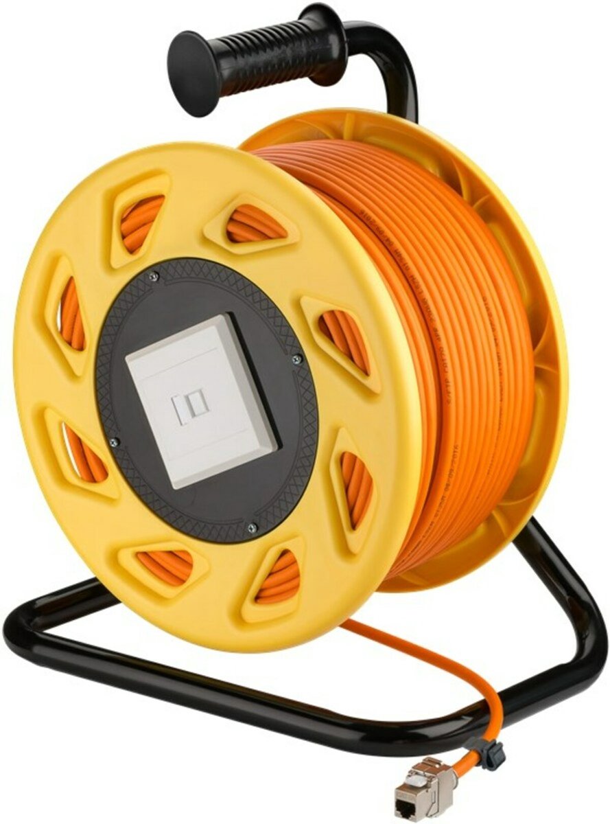 Goobay cat.7a S/FTP 50m netwerkkabel Cat7a S/FTP (S-STP) Oranje