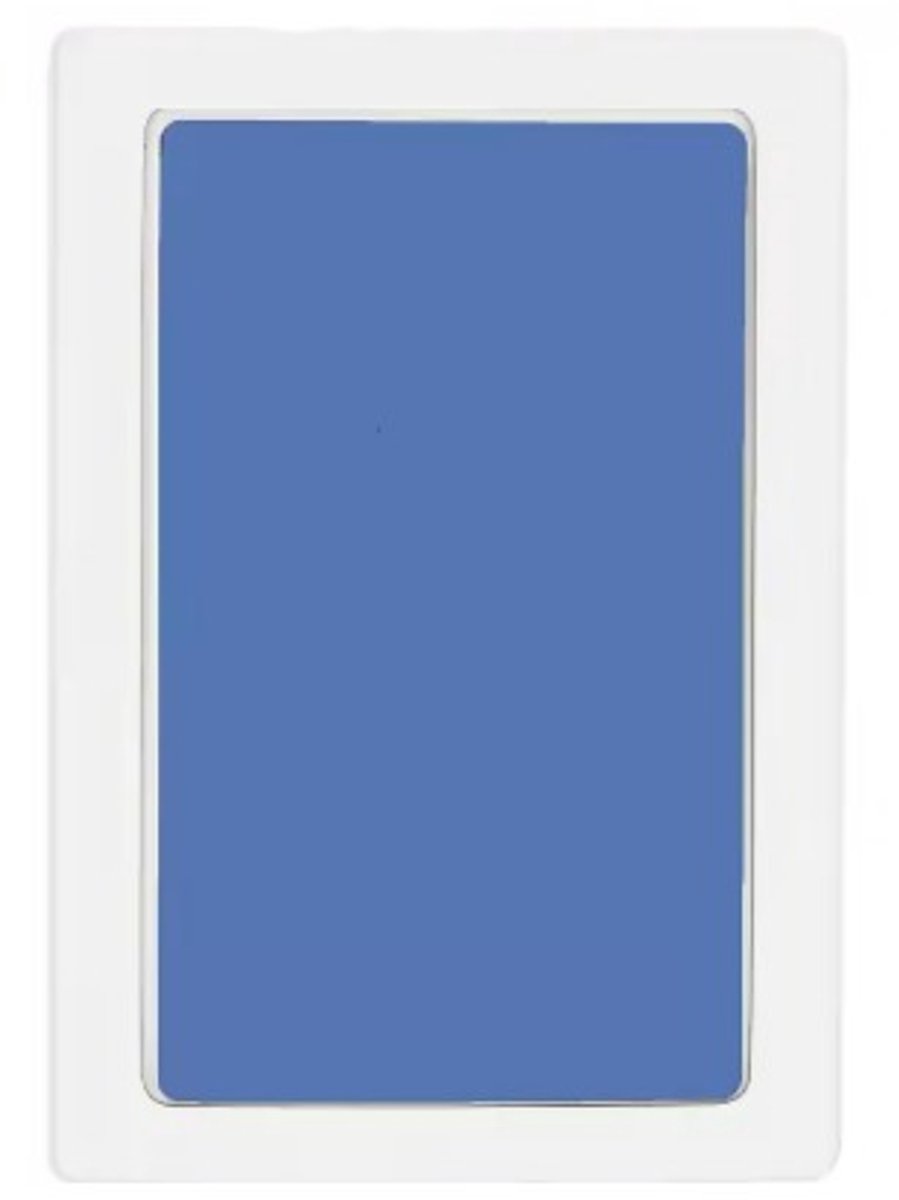 Goedkoopste Scoby - 2 x Baby Hand- en Voetafdruk - Inktpad voor Pootafdruk of Neusafdruk - Inktafdruk - Perfect voor Baby's en Huisdieren - Incl. 2 Witte Kaartjes - Licht Blauw - 2 Stuks