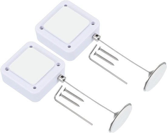 Afstandsbediening Beveiligingsslot, Anti-verlies Afstandsbediening Beveiliging Slot met Veer - Afstandsbediening Intrekbare Hardware Kabelslot voor Controllers