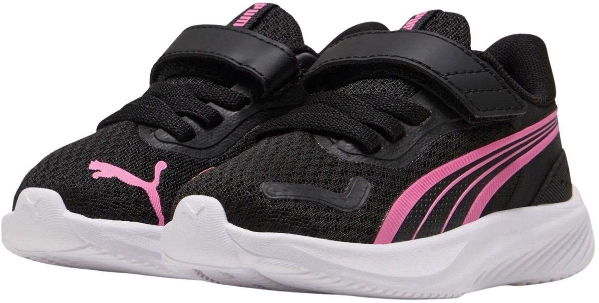 Puma Pounce AC Inf Sneakers Junior Zwart