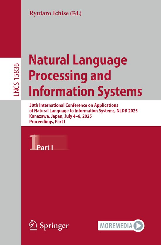 Lecture Notes in Computer Science15836- Natural Language Pro ... - cover