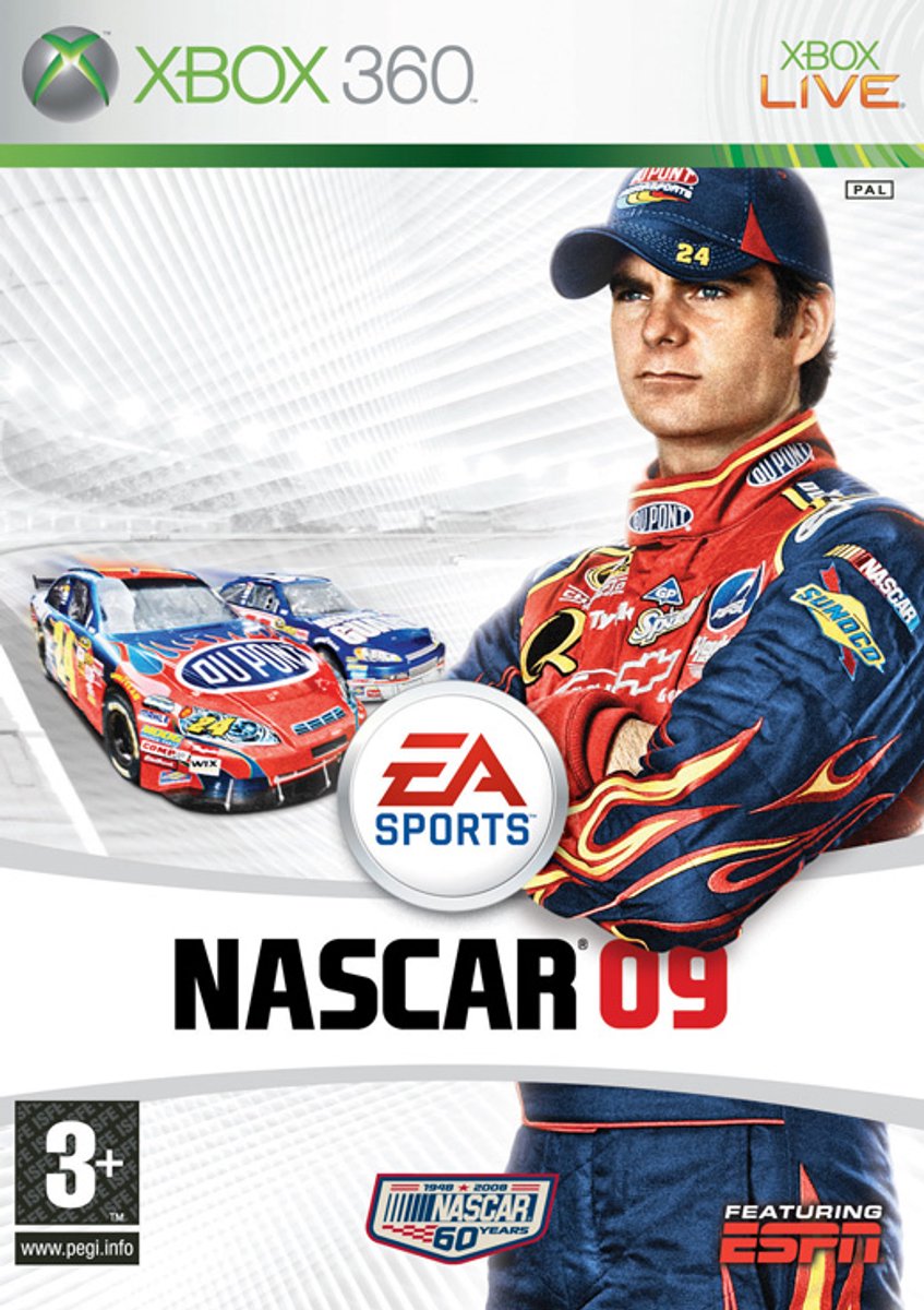 Electronic Arts Nascar 09, Xbox 360