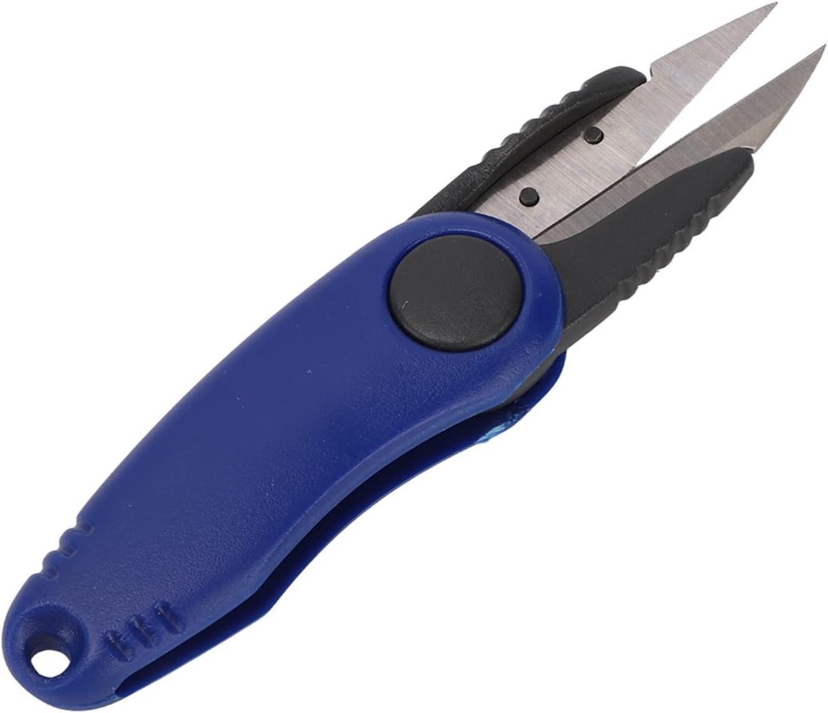 Fishing Line Schaar - Vislijn Schaar Vislijn Knip Clipper Vis Haken Verwijderaar (1#Blauw)