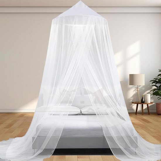 Klamboe voor bed, pop-up klamboe tentgordijnen, voor bedtent, opvouwbaar ontwerp met netbodem voor babyvolwassenen reisklamboe,F,135 * 190 * 100cm