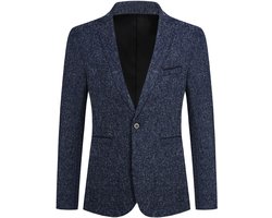 Allthemen Heren Zakelijk Jas Sportieve Slim Fit Blazer - Vrijetijdsjasje Kostuumjas - M