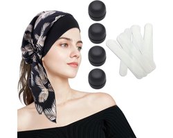 Allecto Plus - Veelzijdige Hoofddoek voor Dames - Sjaal Tulband Hoofdbedekking - Chemo-Beanie Hoofddeksels bij Haaruitval of Kanker