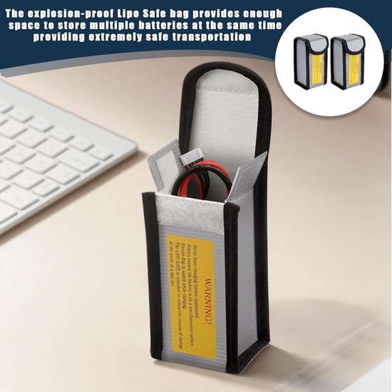 Lipolix Lipo Safe Bag - Custodia Ignifuga Di Alta Qualità Tedesca - Foto 3