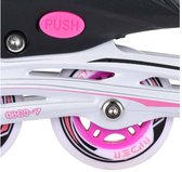 Street Rider Inlineskates Junior Aluminium Roze/grijs Mt 29-32
