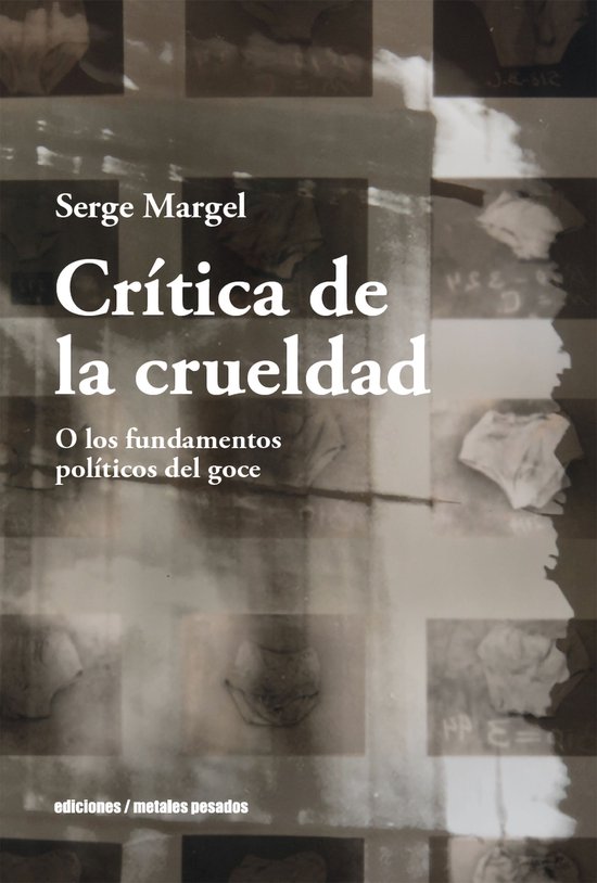 Crítica de la crueldad - cover