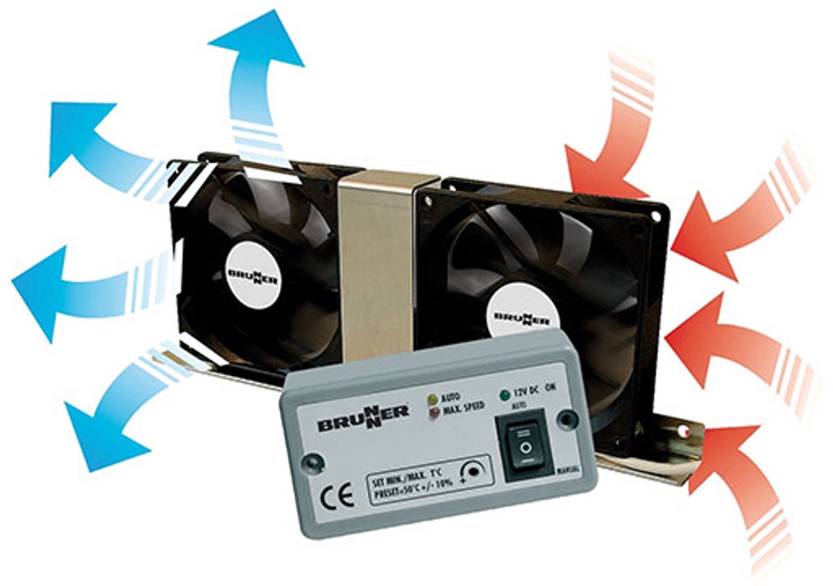 Brunner Vento Electronic koelkast ventilator