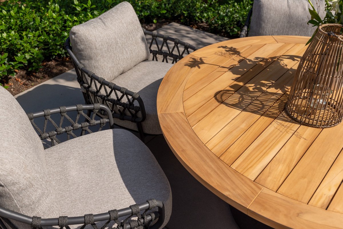 4 Seasons Outdoor Calpi fauteuil lounge dining bas - anthracite
