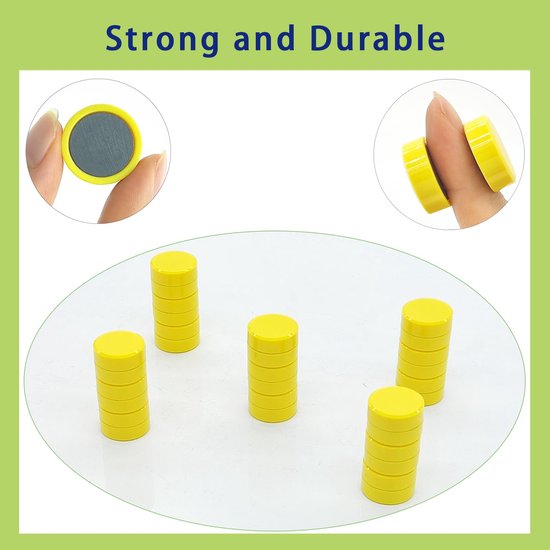 PYJLBX Decoratieve magneet, 30 stuks ronde magneten voor Whiteboard, Koelkast, Roze