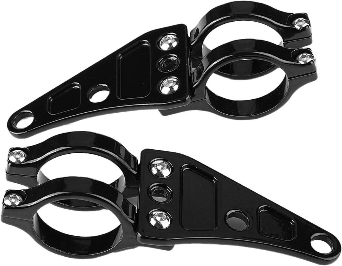 Universele Koplamp Bevestigingsbeugel Klemmen Verstelbare Koplamp Houder Vork 38-41mm/1.5-1.6'' Voor Motorfietsen