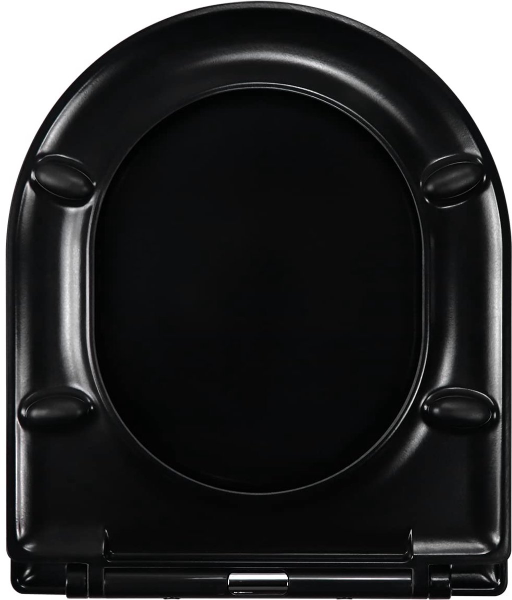Fanmitrk Duroplast UF18-02BL U-vormige toiletbril met zachte