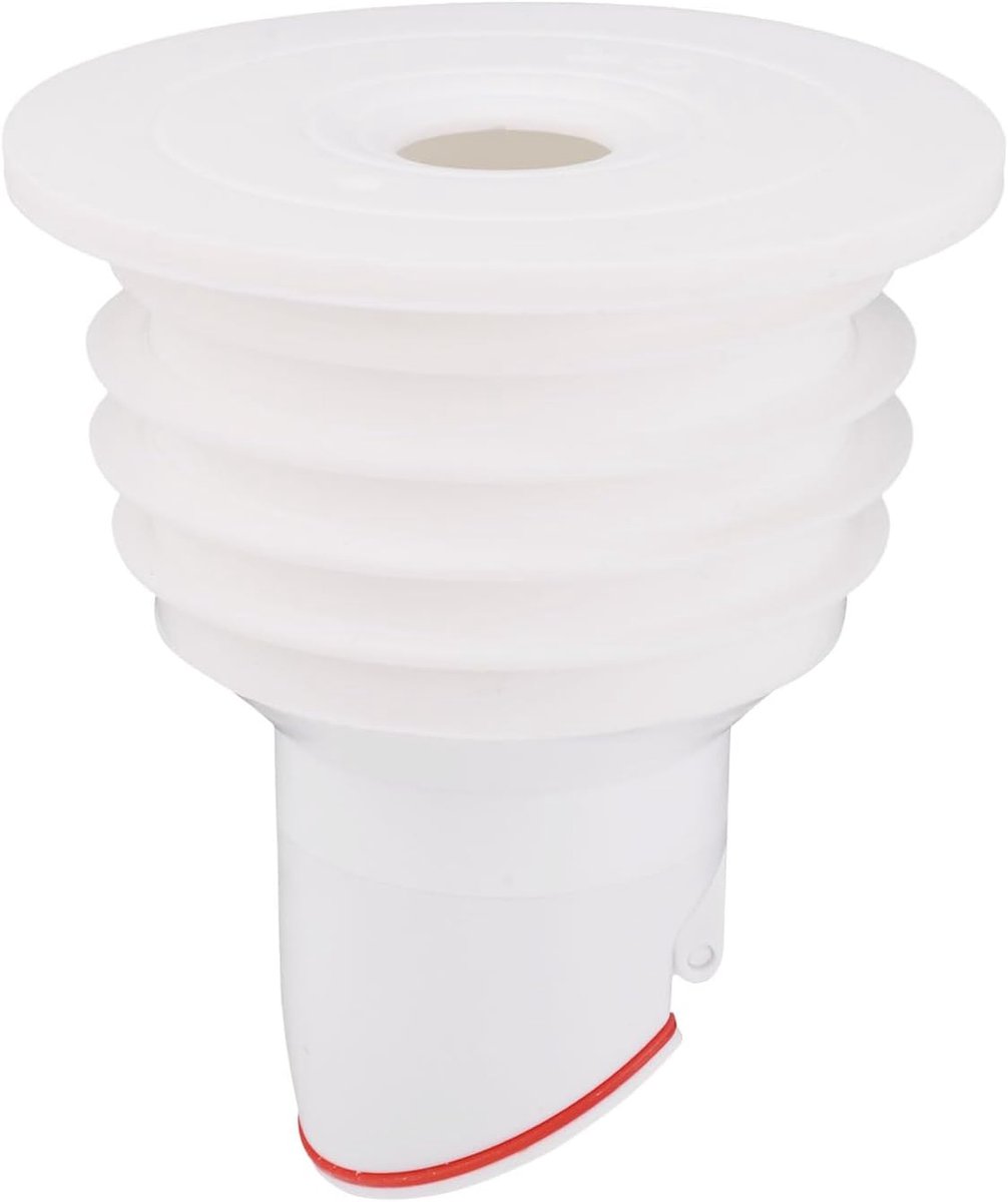 Drain Hose Seal - Silicone Washer - Sealing Plug - Floor Drain Plug - Sewage Pipe Sealing Ring - Prevents Back Flow of Odor - L, 60-65mm