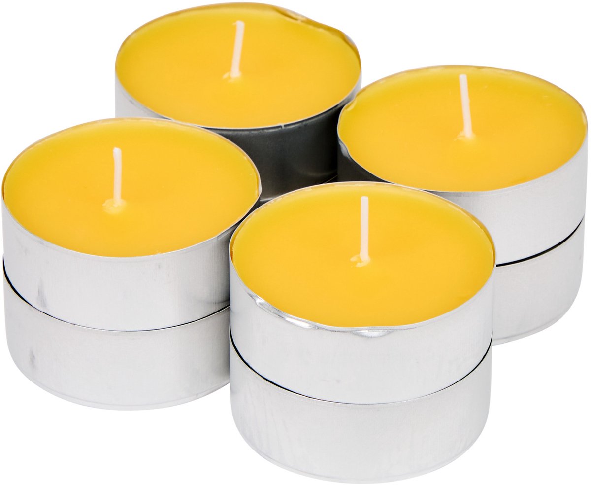 Atmosphera Citronella geur theelichtjes - Citrus geur - 96x stuks - waxinelichtjes - geurk