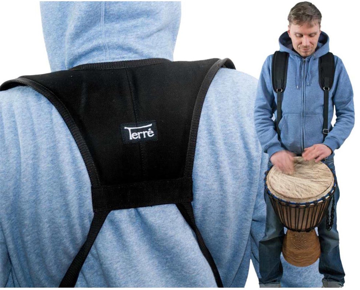 Terré Djembegordel Rucksack , zwart - Accessoire voor marching drums