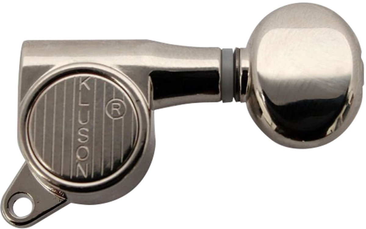 Kluson Lock mechanieken 6L 45° nikkel - Stemmechaniek voor gitaar