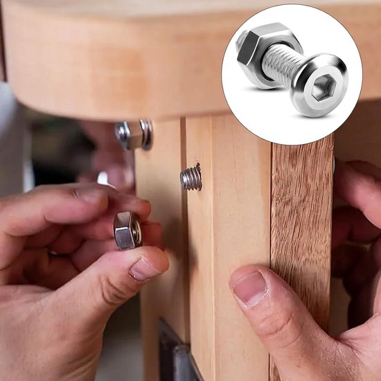 Mbsomnus M3 x 16 mm schroevenset, 60 stuks verzonken kopschroeven van koolstofstaal, machineschroeven, kruiskop, schroefdraadschroeven, volledige schroefdraad, platte kopschroeven voor deuren, ramen