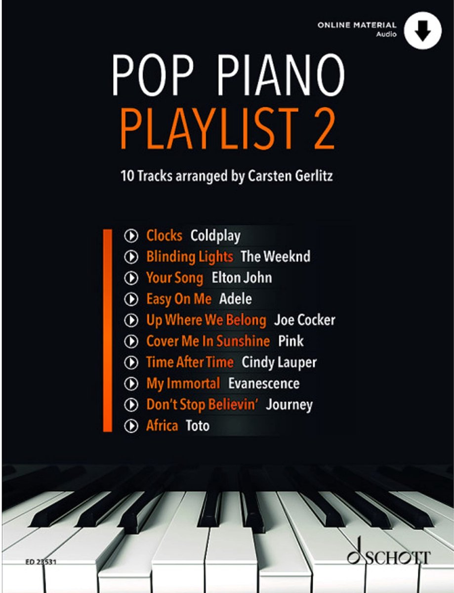 Schott Music Pop Piano Playlist 2 - Diverse songbooks