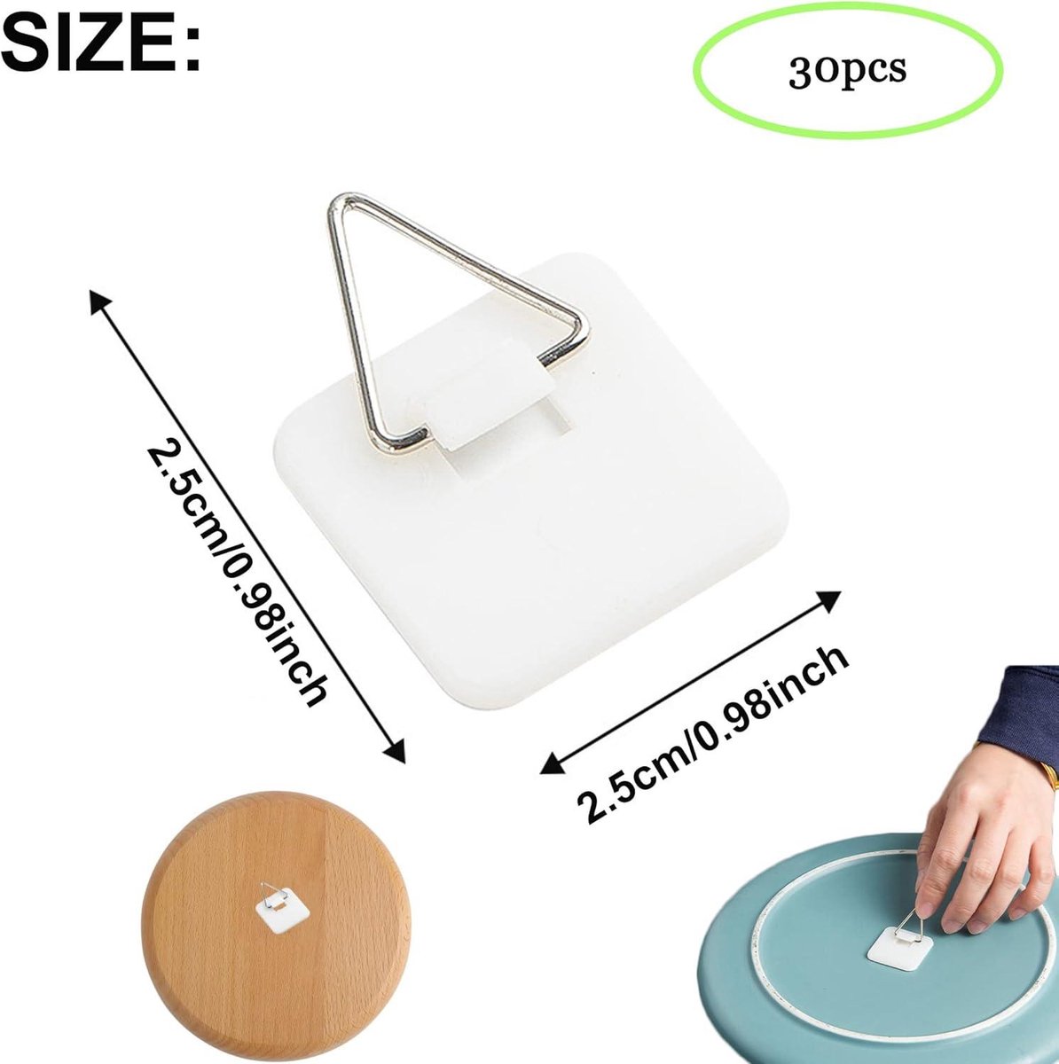 Bordenhanger L Lijmloos Vinyl - voor bord tot 28cm bestellen en kopen - Melting Pot Amsterdam Bordenhanger L Lijmloos Vinyl - voor bord tot 28cm bestellen en kopen - Melting Pot Amsterdam