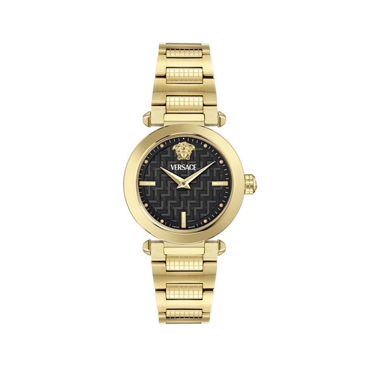 Versace Greek VE5B00625 Horloge - Staal - Goudkleurig - Ø 34 mm