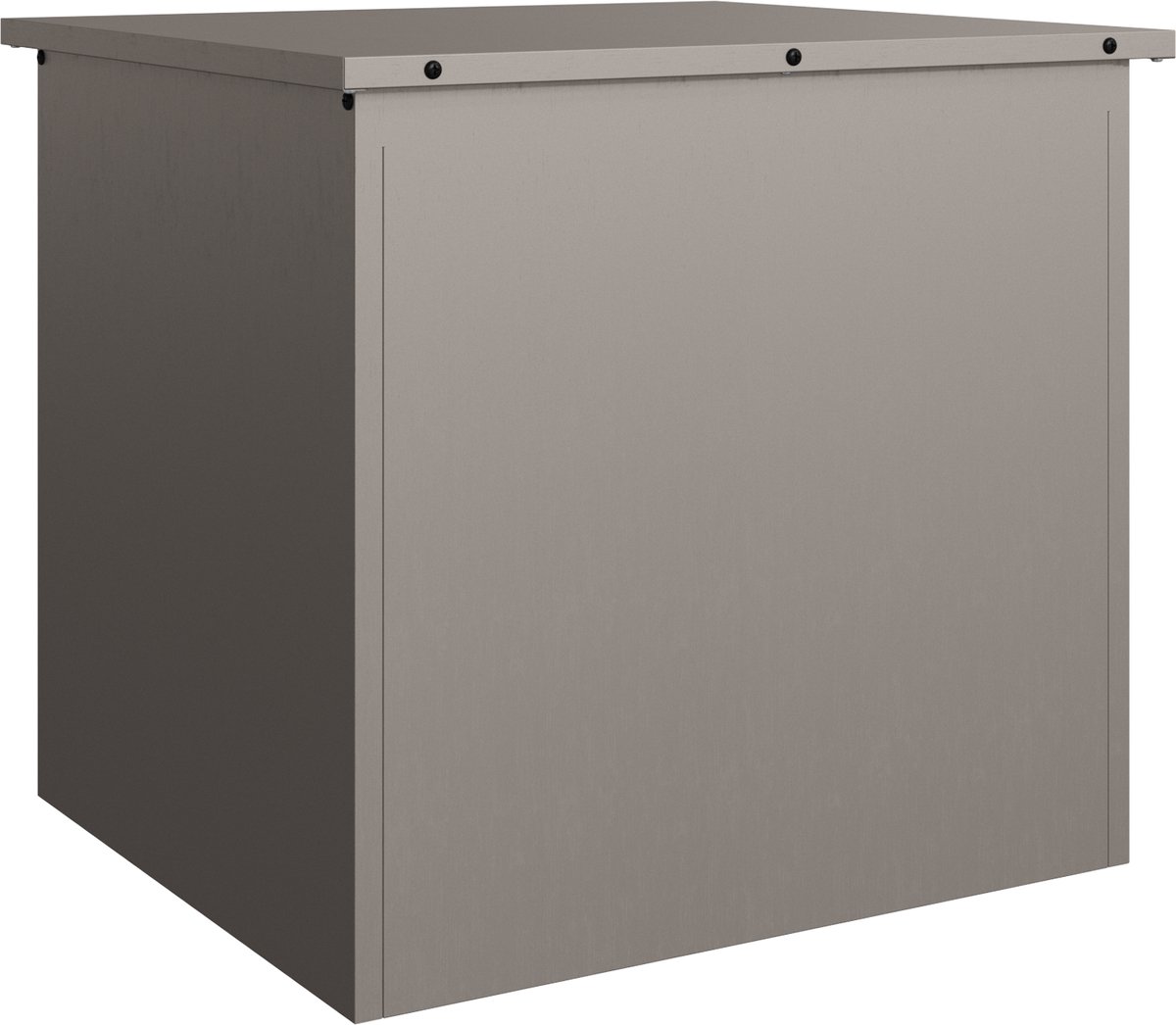 vidaXL - Buitopslagdoos - Roestig - 55 - x - 50,5 - x - 50 - cm - Staal