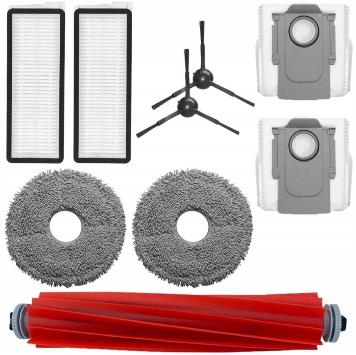 Accessoireset compatibel met Roborock Q Revo Pro / S / MaxV / Pro - Onderhoudsset geschikt voor stofzuigers: Roborock Q Revo S - Roborock Q Revo Pro - Roborock Q Revo MaxV - Vervangingsonderdelen van de beste kwaliteit