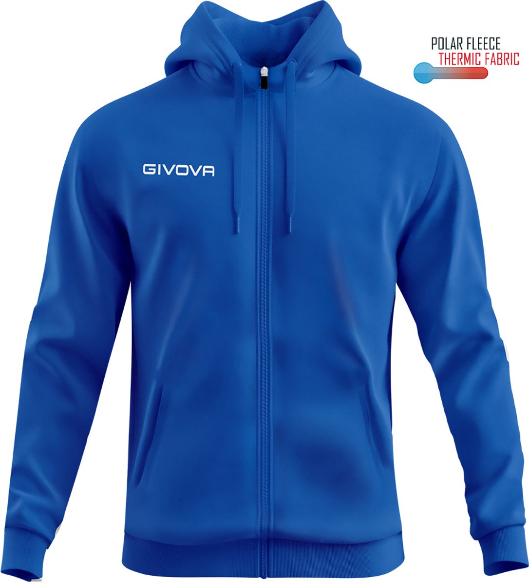 Givova 500 Sweatshirt Met Rits Groen L Man