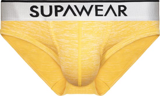 Supawear HERO Brief Yellow - TAILLE S - Sous- Sous-vêtements Homme - Slip pour Homme - Slip Homme