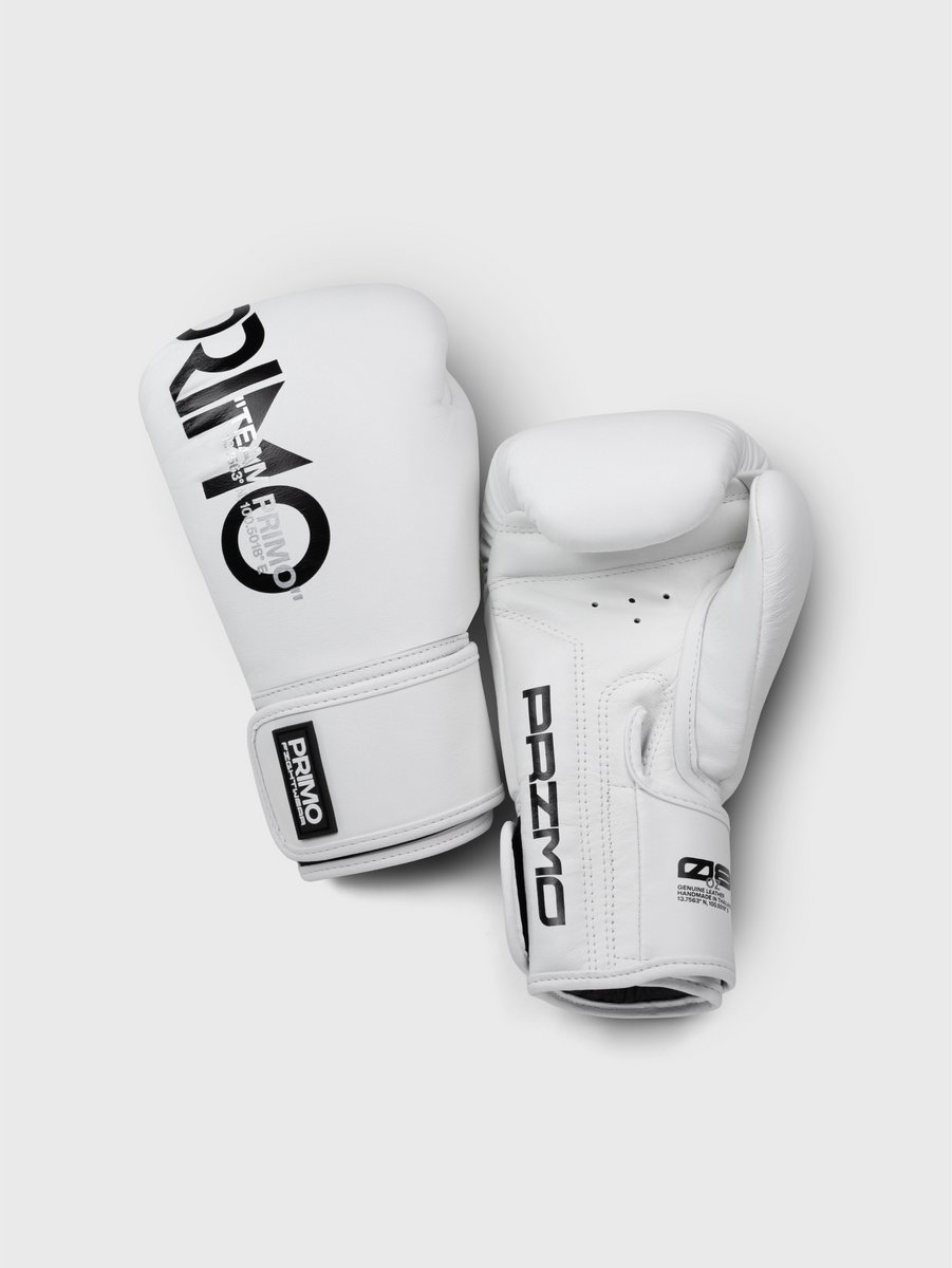 Primo Mamba Series Bokshandschoenen - Echt Leer - Wit 16 oz