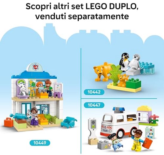 LEGO DUPLO Stad 3-in-1 families van wilde dieren - 10446