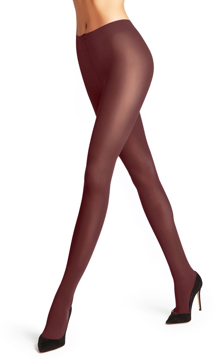 FALKE Pure Matt eenkleurig materiaal ondoorzichtig 50 DEN panty dames bruin - maat S
