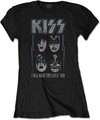 Kiss Ladies Tshirt -2XL- Made For Lovin 'You Zwart