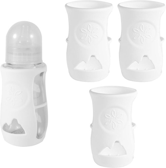 Allecto Plus - 3-Pack Siliconen Babyfles Hoezen