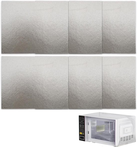 Allecto Plus - Magnetron anti-mica: 6 stuks vervanging voor maximale bescherming van magnetron - Ovenbladen - Zoekwoorden: mica platen, magnetron asrailafdekking