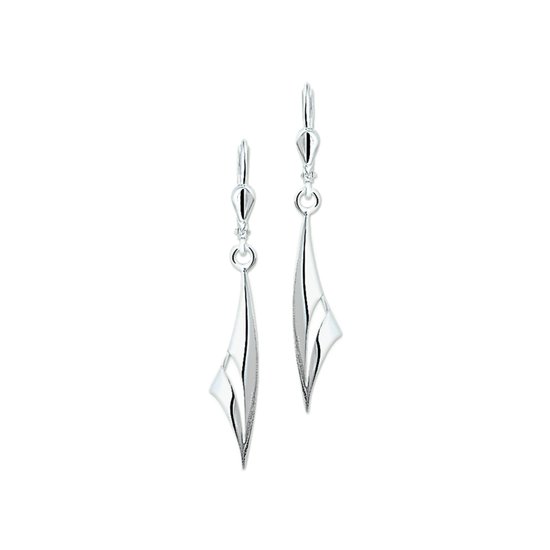 GLAMS - Boucles d'oreille Crochet Brisur - Argent