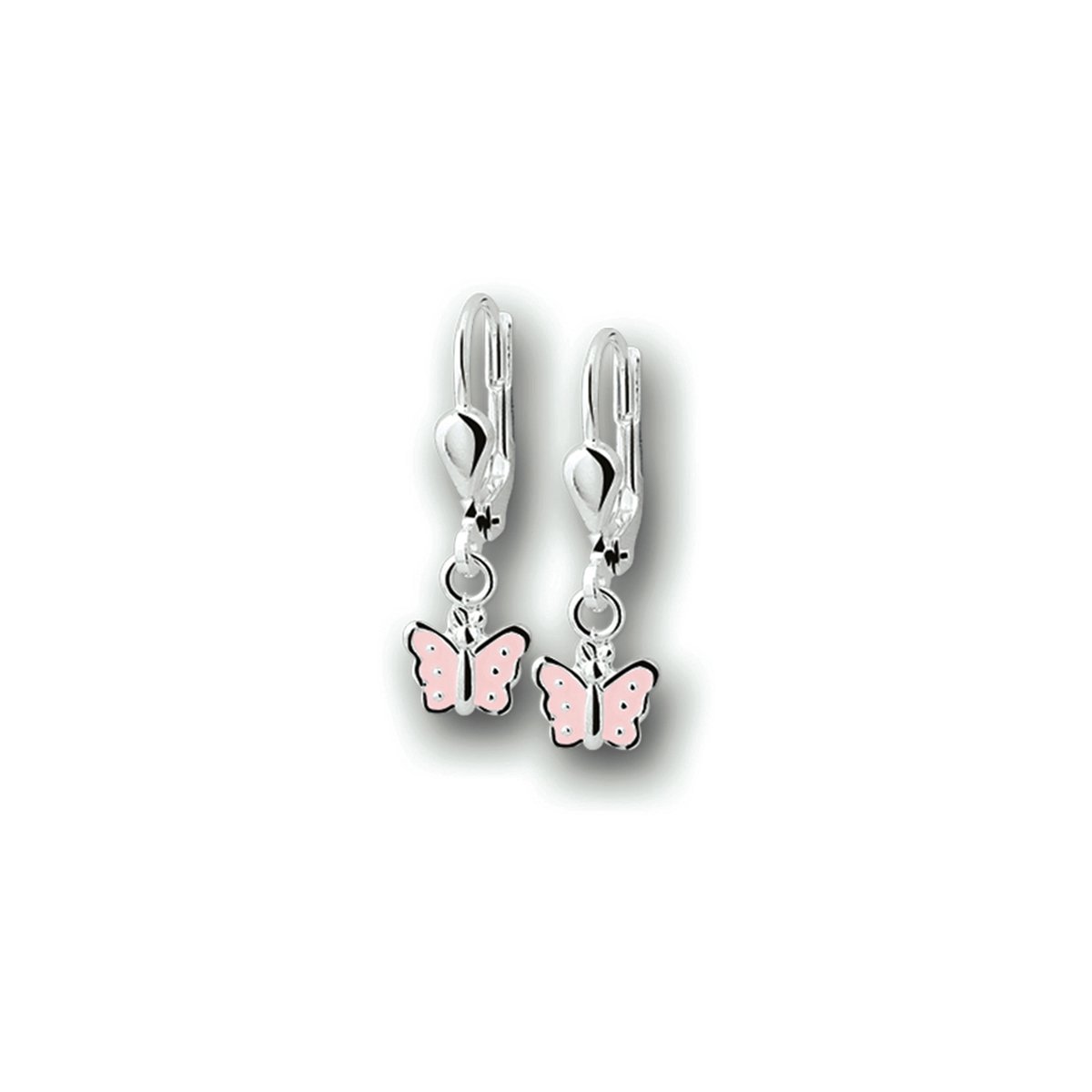 Yep! oorhangers vlinder brisur haak - Zilver