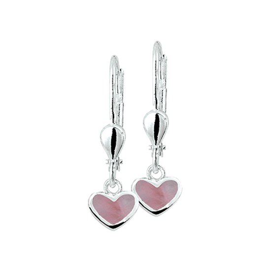 Yep! - Boucles d'oreille Coeur et Crochet Brisur - Argent